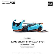 POP RACE Lamborghini Huracan STO BLUE LAUFEY PR640110 ~ 1/64