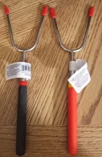Lot of (2) NEW River's Edge Products Telescopic Camp Roasting Fork 10"- 36"