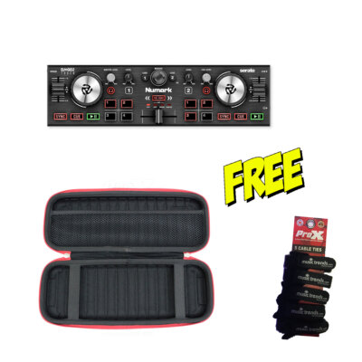 Numark DJ2GO2Touch with carry bag & cable wraps