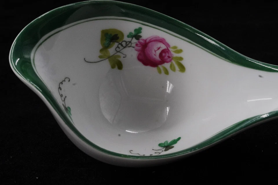 Herend Vienna Rose VRH Hand-painted Gravy Or Soup Ladle #240 - Image 2 of 4