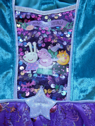 PEPPA PIG CUTE BABY WITCH HALLOWEEN FANCY DRESS COSTUME DRESS & HAT Age 1-2 YRS - Picture 4 of 7