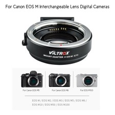METAL AF Full-frame Lens Adapter for Canon EF to EOS M 3 5 M6 Mark 50 200 Camera