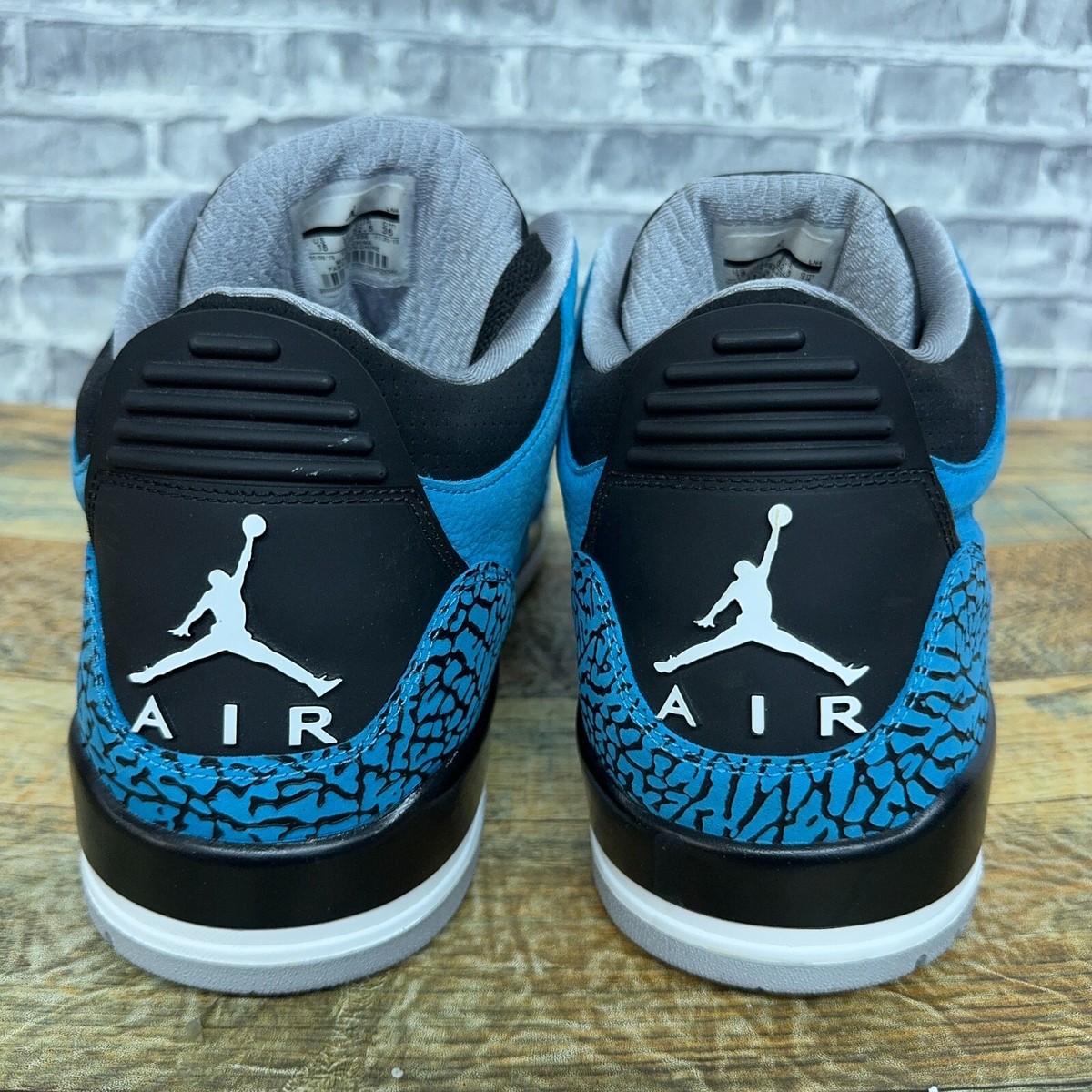 Size 18 - Air Jordan 3 Retro Powder Blue for sale online | eBay