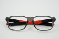 Pre-Owned OY8007-0250 Kids Boys Oakley FIELD DAY Satin Grey Smoke Red 50-15-128