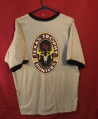 T Shirt Texas Trophy Hunters XL Extra Large Anvil