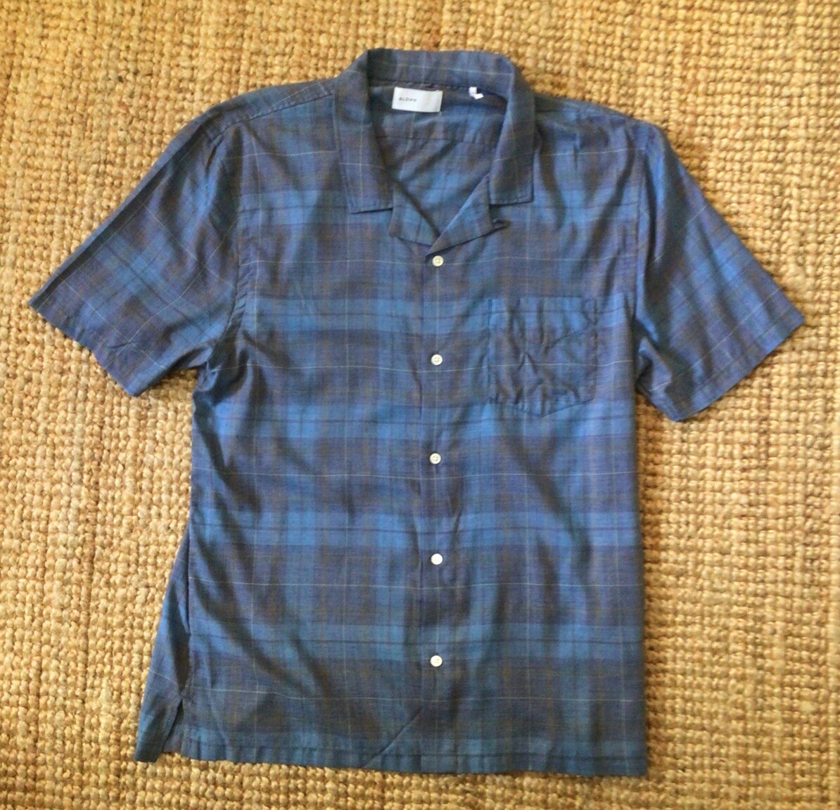 BLDWN BALDWIN Men’s XL 40” Chest Short Sleeve But… - image 1