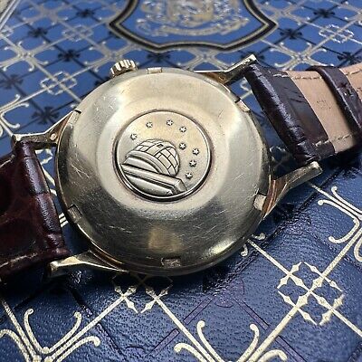 1963 OMEGA Constellation Black PIE PAN Gilt dial with 14k 1963 OMEGA Constellation Black PIE PAN Gilt dial with 14k