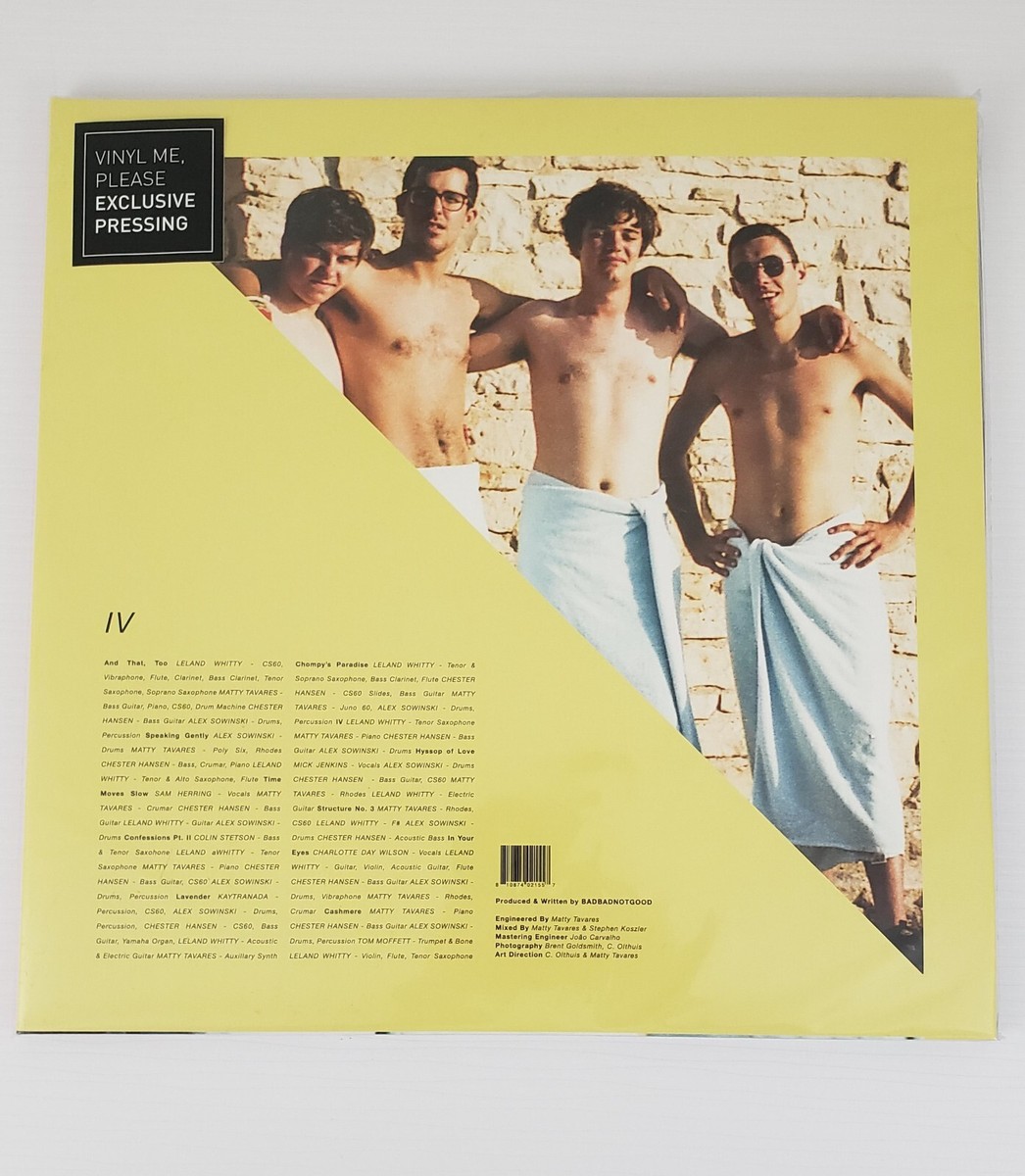 Badbadnotgood IV Vinyl Me Please Vinyl LP VMP Exclusive Sealed w