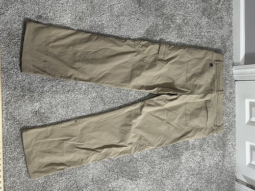 PrAna Mens Pants Breathe RN 124977 Size 38Wx 32L Color Khaki/ Brown 5 Pockets - Picture 7 of 7