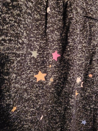 Baby Gap Long Sleeve Dress, 4 Years, Dark Heather Grey, Stars - Picture 6 of 6
