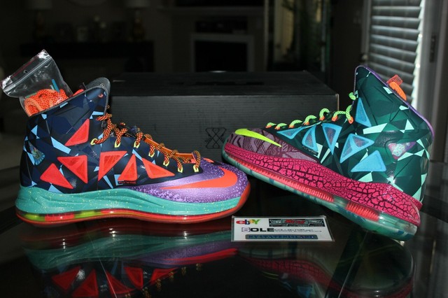 Size 11.5 - Nike LeBron 10 Premium What 