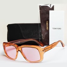 Tom Ford Sunglasses Bailey-02 Brown Honey Transparent Pink FT0885 TF 885 45Y