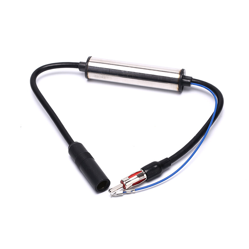 Car Antenna Plug Radio FM Inline Aerial Signal Amplifier Booster Extension.CI*a5