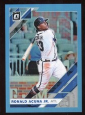 Ronald Acuna Jr 2019 Donruss Optic #177 Serial #d 16/50 Atlanta Braves