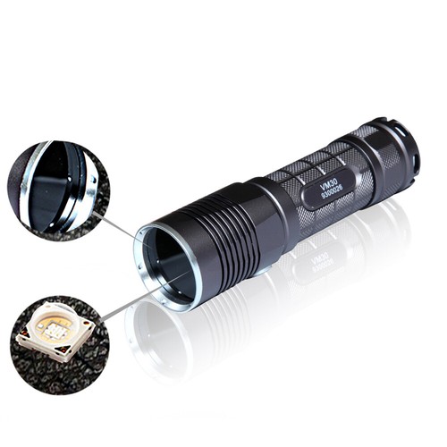 Industrial LED UV NDT Flashlight Fluorescent Leak Detection 365nm 13000 μW/cm² - Picture 5 of 6