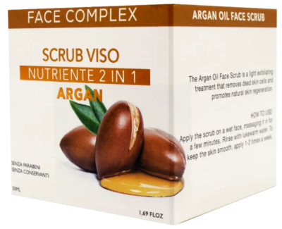 FACE COMPLEX NOURISHING FACE SCRUB 2IN1 ARGAN SMOOTH SOFT SKIN 50ML