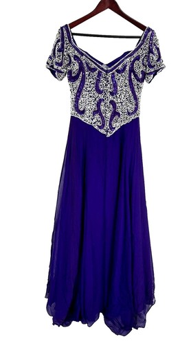 draped a line dress Sherri Hill Dress 56872 Purple / 2