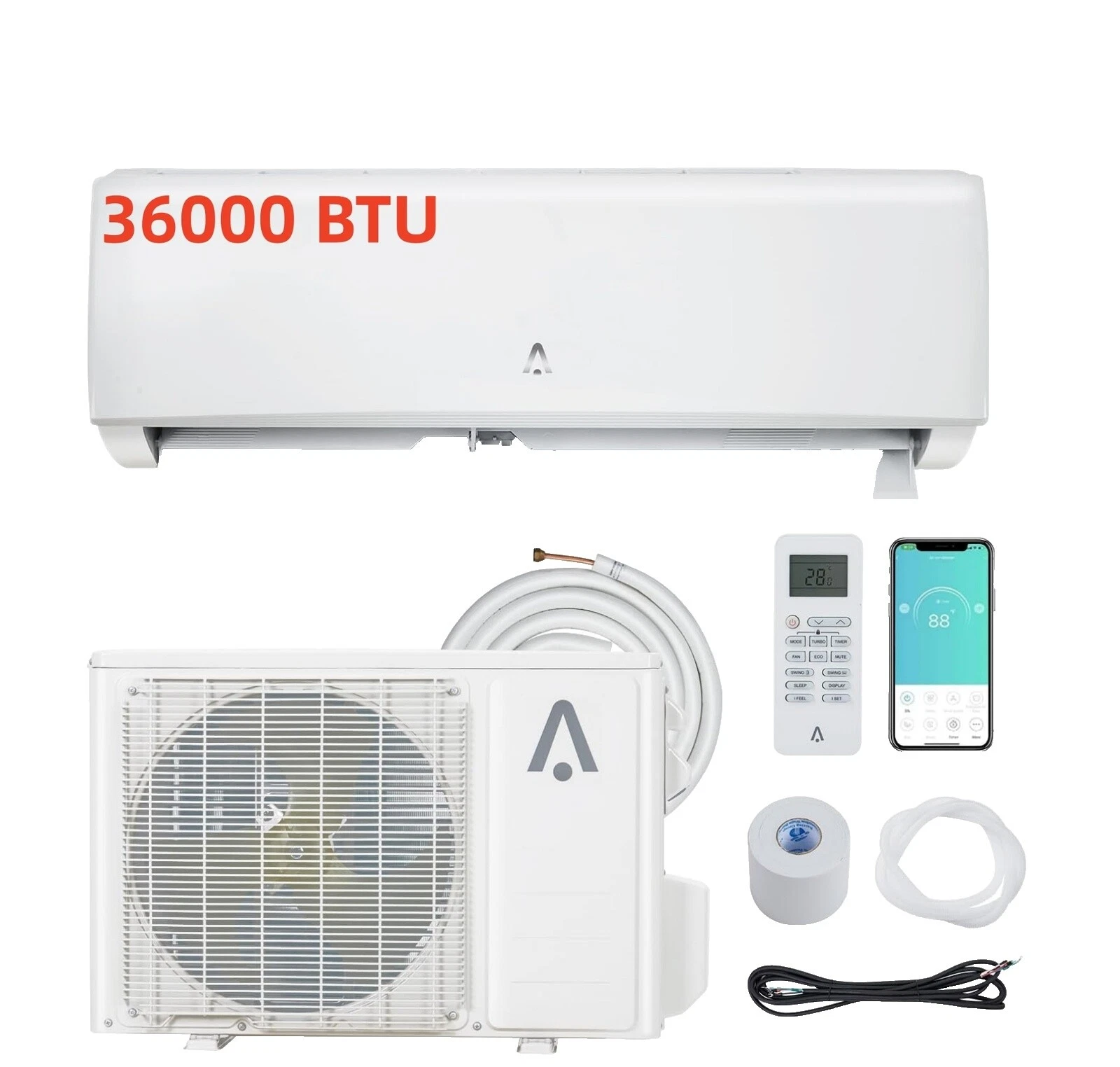 Casa Blanca Acero Inoxidable acondicionadores de aire central