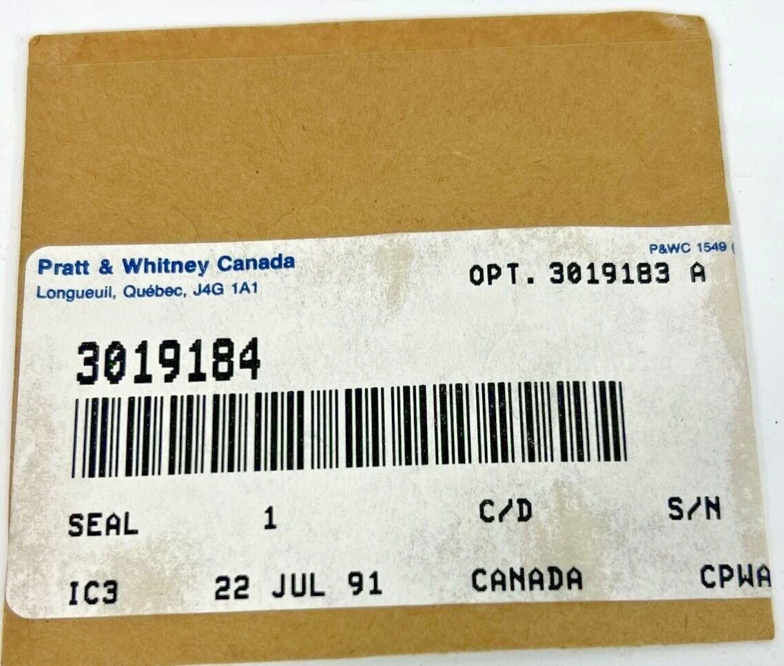 Pratt & Whitney 3019184 New Number Beechcraft 3019182 | eBay