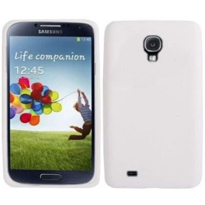 Handyhülle Smartphone Silicon Case Bumper für Handy Samsung Galaxy S4 i9500 Weiß - Bild 1 von 3