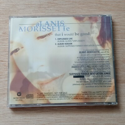 Alanis Morissette Estaria Bien That Raro 1999 Malaysia 2 Tracks Promo Cd Ebay