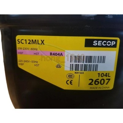 1PCS SECOP compressor SC12MLX 208-230V 1PH New (FedEx/DHL)