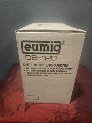 Eumig DB-120 35MM Slide Viewer/Projector Desktop Vintage In the Box Working
