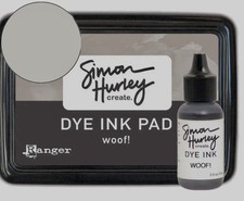 Ranger Ink Dye Felt Ink Pad Re-inker Simon Hurley WOOF New