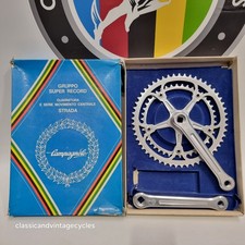 Guarnitura usata Campagnolo Super Record Nuovo Record Strada 53 42t 170mm c 1982