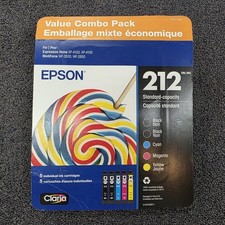 NEW Epson 212 5 Pack Standard Capacity ink Cartridges T2121-5-SVH 02/2028