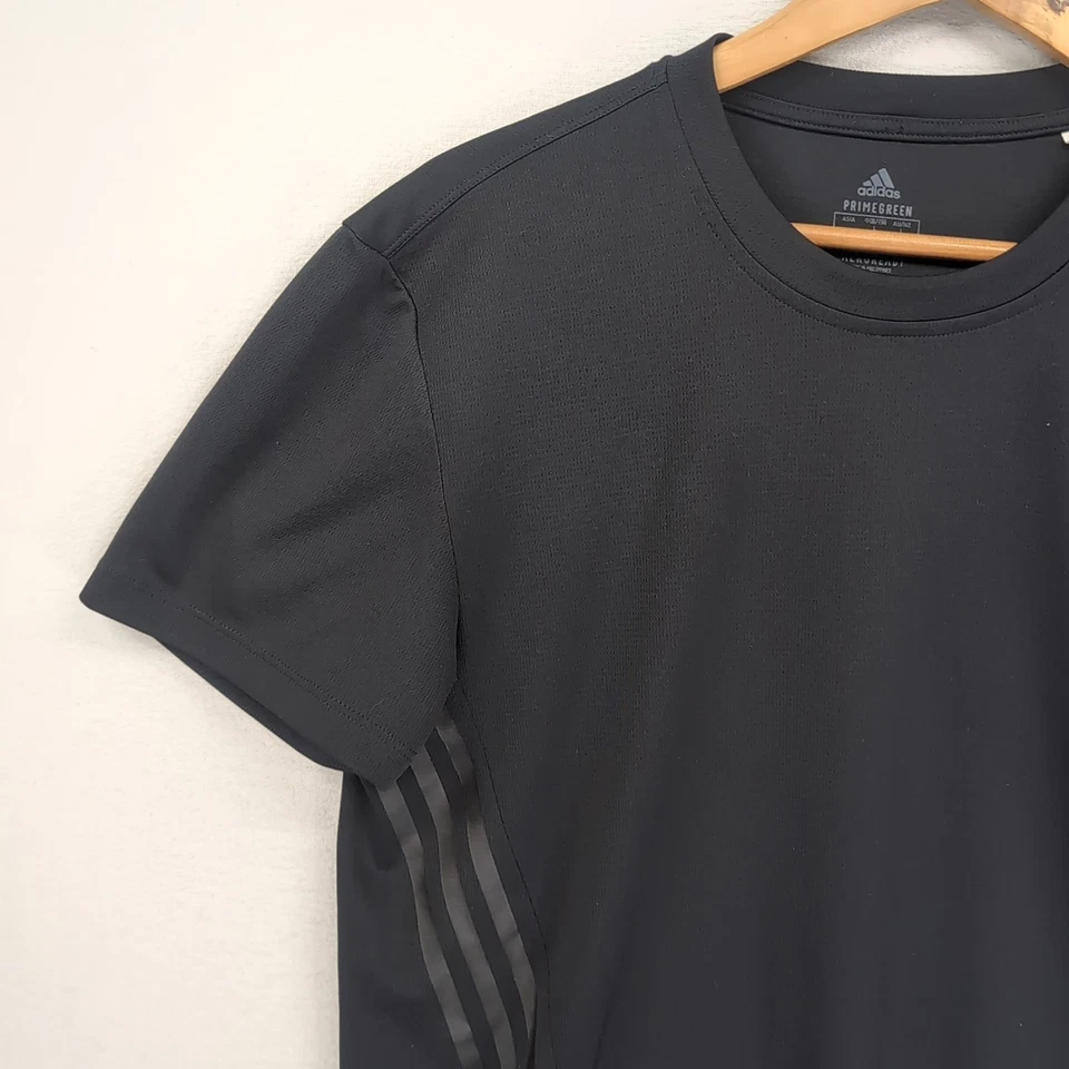 adidas Mens T-Shirt Black Aeroready Performance Training Top Size L Activewear - image 3 of 4