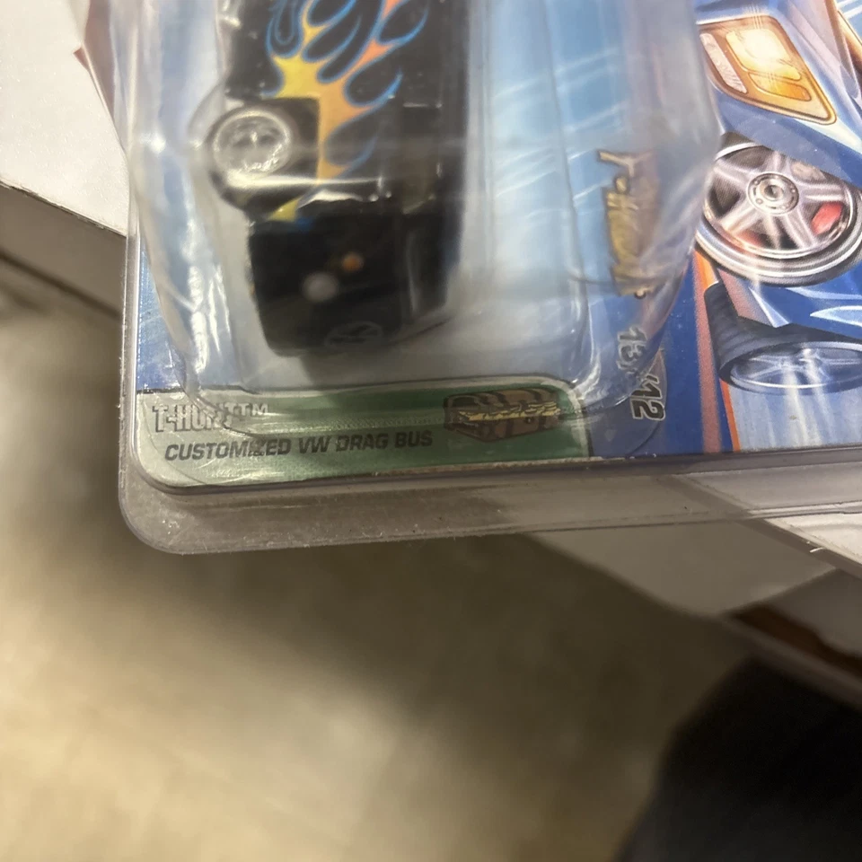 NIP 2004 Mattel Hot Wheels T-Hunt #13/12 Customized VW Drag Bus Super Treasure - Image 4 of 4