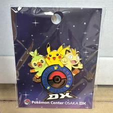 POKEMON Center Osaka DX Japan logo Pin Badge Exclusive New Grookey  Pikachu 