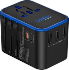 Ceptics Universal Travel Adapter, 35W International Power Adapter with PD & QC 3