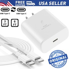 Original 45W Fast Wall Charger Type C Cable For Samsung A16 A15 A26 35 36 A56 06