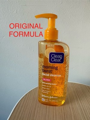 1 Clean & Clear Morning Burst Facial Cleanser With Beads 8 Oz (OLD FORMULA) Skin