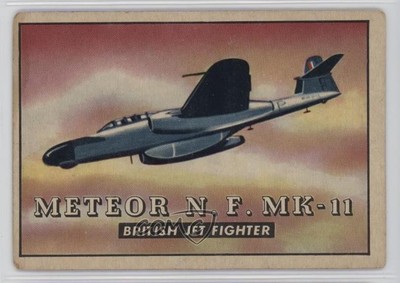 1952 Topps Wings - Friend or Foe R707-4 Meteor NF MK-11 #171 5c2