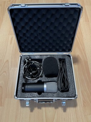 Trust GXT 252 Emita Streaming USB Mikrofon, Schwarz, Inkl. Koffer