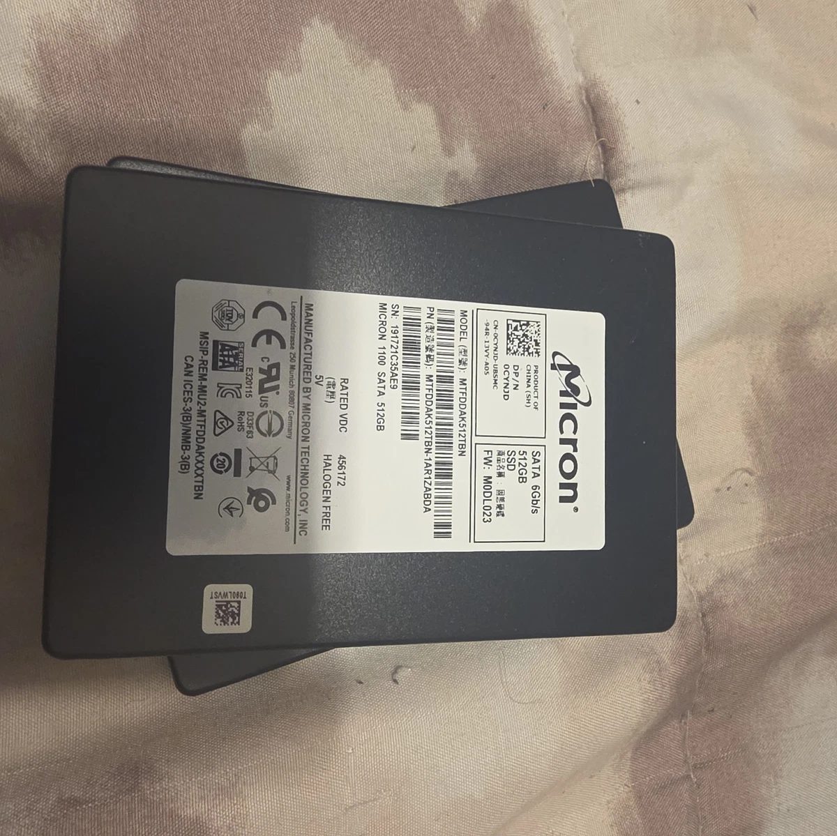Micron SATA III 512 GB Solid State Drives for sale | eBay