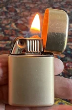 Overhauled Golden Ronson Typhoon Lighter / Working.