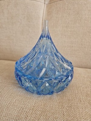 Godinger Hershey Kiss Candy Dish Blue | eBay