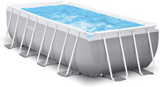 INTEX "Prismframe" Pool Rechteckig Aufstellpool Komplettset (400 X 200 X …