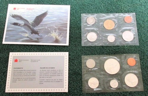 1965 Royal Canadian Mint SILVER Proof Like Uncirculated Set and 125 Anniv proof