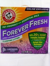 Arm & Hammer Forever Fresh Lavender Multi-Cat Clumping Litter, Odor Control 18lb 1.39 per pound