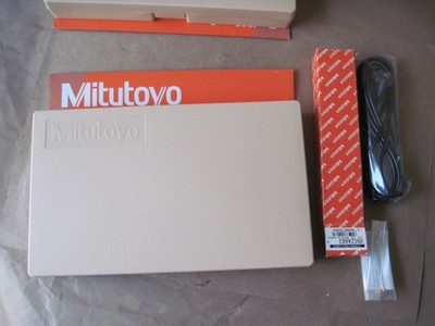 Mitutoyo 342-362-30 Micrometer, 1-2'', Coolant Proof, & 05CZA663 Connecting Cable