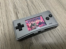 Nintendo Gameboy Micro SILVER + DOOM