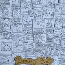 Color Your Own Stickers - Pokemon Cards 20 Mystery Stickers 