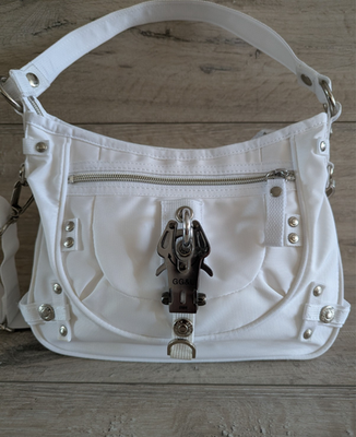 George Gina & Lucy Y2K Shoulder Crossbody Bag White GGL Me