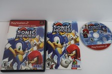 SEGA Sonic Heroes Greatest Hits Sony PlayStation 2 PS2 Complete-CIB-Tested