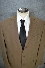 VTG Polo Ralph Lauren Blazer Mens 41 Brown Wool Blend Sport Coat Jacket USA